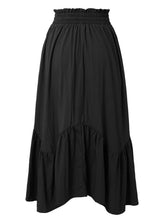 Load image into Gallery viewer, Smocked Waist Band Ruched Layered Skirt
