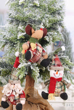 Load image into Gallery viewer, 3-Pack Plush Christmas Figure Ornaments
