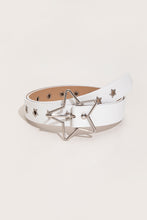 Load image into Gallery viewer, PU Leather Star Shape Buckle Belt
