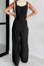 Load image into Gallery viewer, Buttoned Wide Leg Overalls
