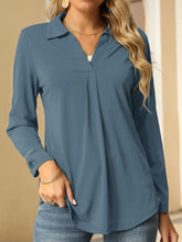 Load image into Gallery viewer, Johnny Collar Long Sleeve T-Shirt
