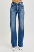 Load image into Gallery viewer, RISEN Tummy Control High Rise Raw Cut Jeans
