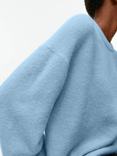 Load image into Gallery viewer, Round Neck Drop Shoulder Sweater
