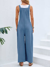 Load image into Gallery viewer, Full Size Square Neck Wide Strap Overalls
