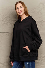 Load image into Gallery viewer, Full Size Long Sleeve Dropped Shoulder Hoodie
