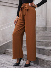 Load image into Gallery viewer, Tied Wide Leg Pants
