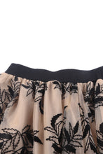 Load image into Gallery viewer, Leaf Elastic Waist Midi Skirt
