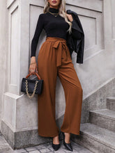 Load image into Gallery viewer, Tied Wide Leg Pants
