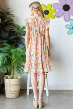 Load image into Gallery viewer, Heimish Full Size Floral Ruffled V-Neck Dress
