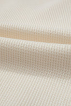 Load image into Gallery viewer, Waffle-Knit Two-Tone Long Sleeve Hoodie
