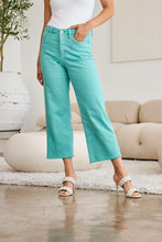 Load image into Gallery viewer, RFM Crop Chloe Full Size Tummy Control High Waist Raw Hem Jeans
