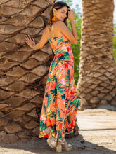 Load image into Gallery viewer, Twisted Printed V-Neck Cami Dress
