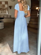 Load image into Gallery viewer, Devine Sweetheart Neck Short Sleeve Maxi Dress
