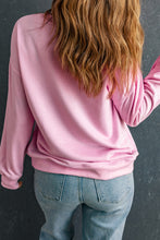 Load image into Gallery viewer, Contrast Heart Long Sleeve Sweatshirt
