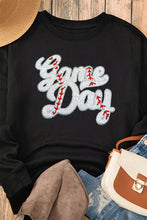 Load image into Gallery viewer, Letter Graphic Round Neck Long Sleeve Sweatshirt
