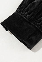 Load image into Gallery viewer, Ruffle Hem Slit V-Neck Long Sleeve Dress
