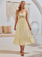 Load image into Gallery viewer, Swiss Dot V-Neck Cami Dress
