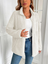 Load image into Gallery viewer, Ivy Lane Zip Up Long Sleeve Fuzzy Jacket

