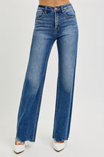 Load image into Gallery viewer, RISEN Tummy Control High Rise Raw Cut Jeans
