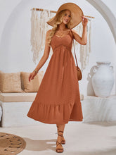 Load image into Gallery viewer, Swiss Dot V-Neck Cami Dress
