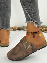 Load image into Gallery viewer, Round Toe Buckle Slip-Ons
