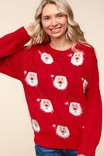 Load image into Gallery viewer, Haptics Santa Sparkle Brushed Sweater
