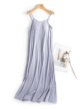Load image into Gallery viewer, Scoop Neck Midi Cami Dress with Bra
