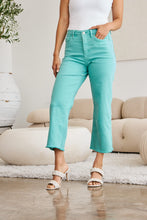 Load image into Gallery viewer, RFM Crop Chloe Full Size Tummy Control High Waist Raw Hem Jeans
