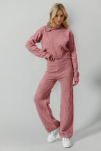 Load image into Gallery viewer, Double Take Full Size Checkered Round Neck Top and Pants Set
