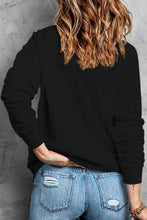 Load image into Gallery viewer, Pumpkin Graphic Round Neck Dropped Shoulder Sweatshirt
