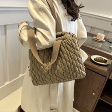 Load image into Gallery viewer, Drawstring Bubble Texture Tote Bag
