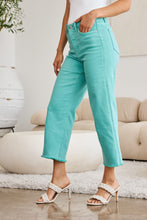 Load image into Gallery viewer, RFM Crop Chloe Full Size Tummy Control High Waist Raw Hem Jeans
