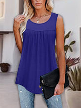 Load image into Gallery viewer, Round Neck Wide Strap Tank
