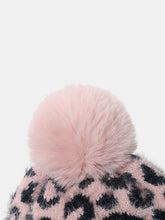 Load image into Gallery viewer, Leopard Hat with Pompom
