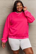 Load image into Gallery viewer, Full Size Round Neck Long Sleeve Sweatshirt
