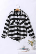 Load image into Gallery viewer, Plaid Button Up Long Sleeve Jacket
