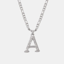 Load image into Gallery viewer, Titanium Steel Letter Pendant Necklace
