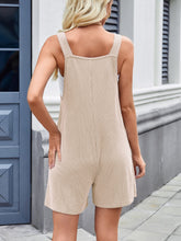 Load image into Gallery viewer, Lovelet Knotted Wide Strap Scoop Neck Overalls

