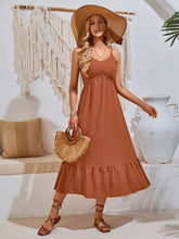 Load image into Gallery viewer, Swiss Dot V-Neck Cami Dress
