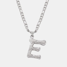 Load image into Gallery viewer, Titanium Steel Letter Pendant Necklace
