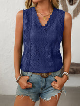 Load image into Gallery viewer, Mandy Lace V-Neck Tank
