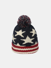 Load image into Gallery viewer, Roll Rim US Flag Knit Hat
