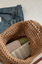 Load image into Gallery viewer, Openwork Woven Tote Bag
