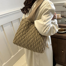 Load image into Gallery viewer, Drawstring Bubble Texture Tote Bag
