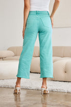 Load image into Gallery viewer, RFM Crop Chloe Full Size Tummy Control High Waist Raw Hem Jeans
