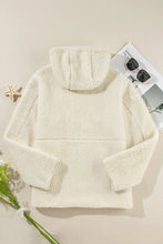 Load image into Gallery viewer, Drawstring Zip Up Long Sleeve Hooded Jacket
