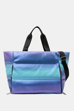 Load image into Gallery viewer, Gradient Quilted Travel Bag with Side Zippers
