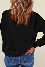 Load image into Gallery viewer, Letter Graphic Round Neck Long Sleeve Sweatshirt
