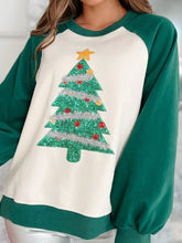 Load image into Gallery viewer, Christmas Tree Long Sleeve Sweatshirt
