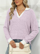Load image into Gallery viewer, Johnny Collar Long Sleeve T-Shirt
